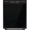 Gorenje GEIT5C60BPG Laisvai pastatoma viryklė Elektrinė Keraminė kaitlentė Juoda