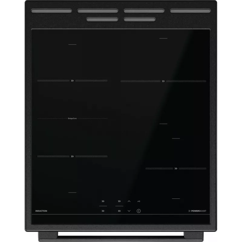 Gorenje GEIT5C60BPG Laisvai pastatoma viryklė Elektrinė Keraminė kaitlentė Juoda