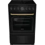 Gorenje GECS5B70CLB Laisvai pastatoma elektrinė viryklė su keramine kaitlente, juoda