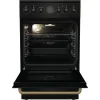 Gorenje GECS5B70CLB Laisvai pastatoma elektrinė viryklė su keramine kaitlente, juoda
