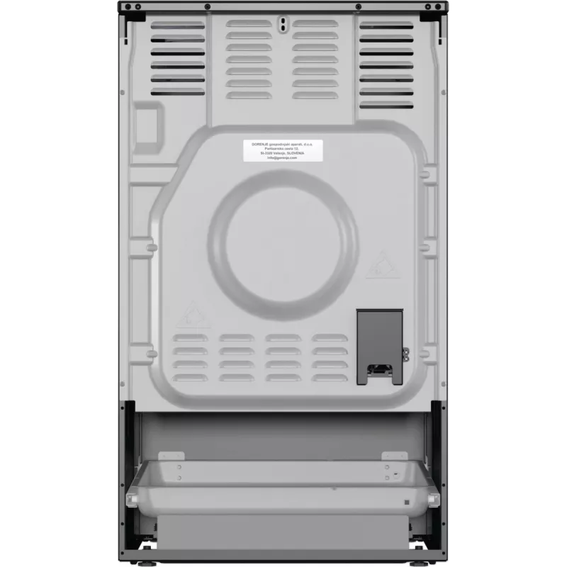 Gorenje GECS5B70CLB Laisvai pastatoma elektrinė viryklė su keramine kaitlente, juoda