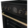 Gorenje GECS5B70CLB Laisvai pastatoma elektrinė viryklė su keramine kaitlente, juoda