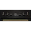Gorenje GECS5B70CLB Laisvai pastatoma elektrinė viryklė su keramine kaitlente, juoda