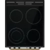 Gorenje GECS5B70CLB Laisvai pastatoma elektrinė viryklė su keramine kaitlente, juoda