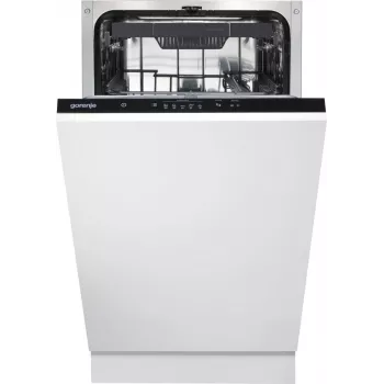 Gorenje GV 520 E 10 EB visiškai įmontuojama siaura indaplovė, 11 komplektų