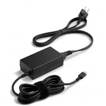 AC adapter HP 65W halogen-free LC USB-C 90×51×28.5 mm