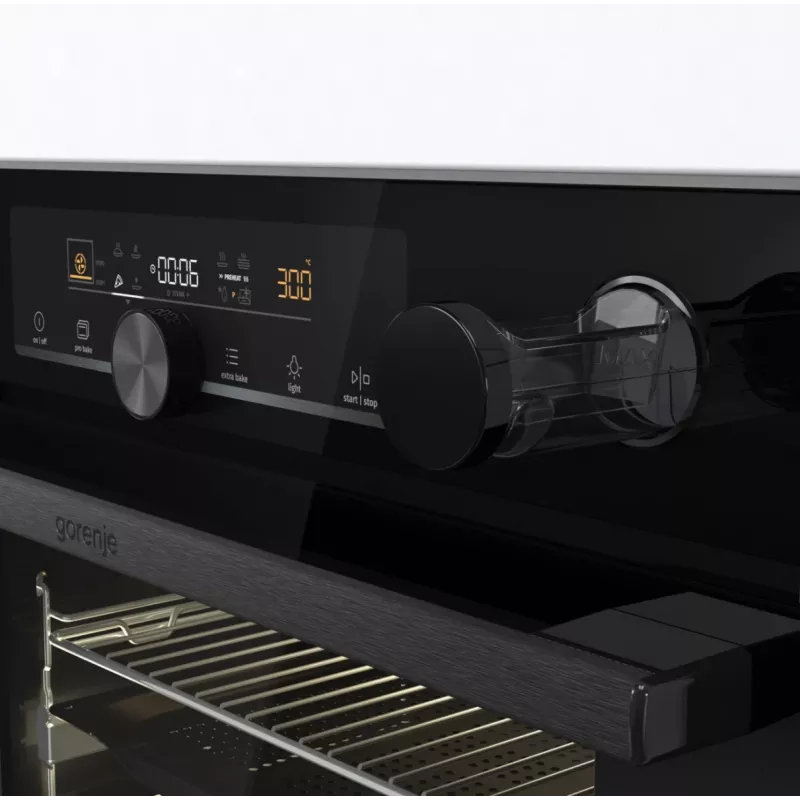 Gorenje BPSA 6747 A08BG 77 L juoda įmontuojama elektrinė orkaitė