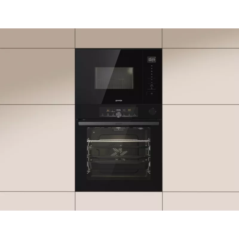 Gorenje BPSA 6747 A08BG 77 L juoda įmontuojama elektrinė orkaitė