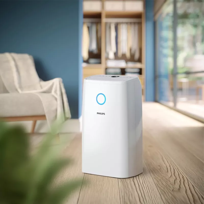 Philips 3000 serijos DE3306/11 drėkintuvas 4 l 51 dB Balta, Šviesiai pilka