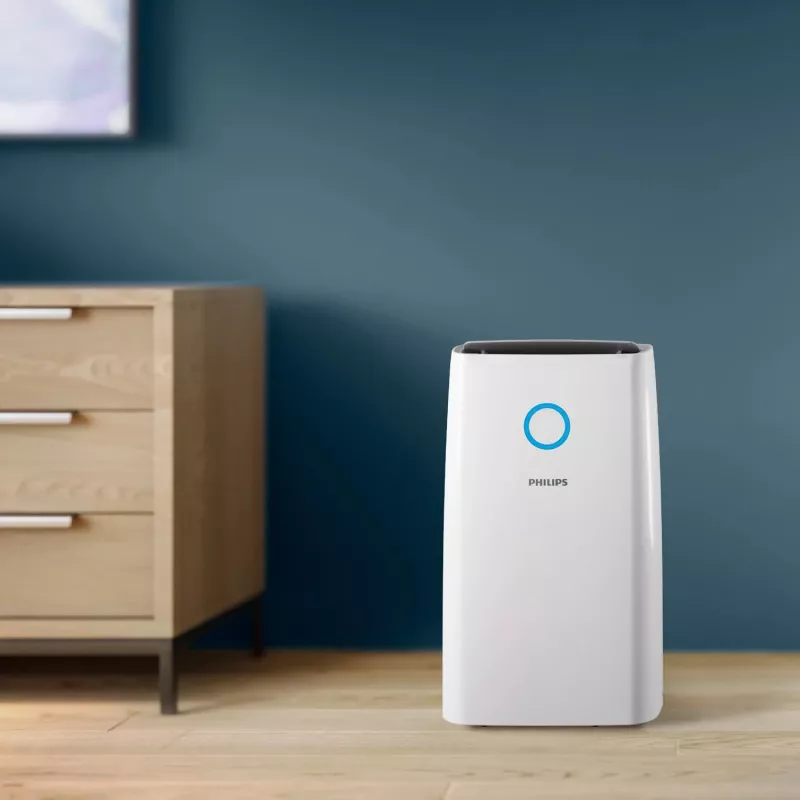 Philips 3000 serijos DE3306/11 drėkintuvas 4 l 51 dB Balta, Šviesiai pilka