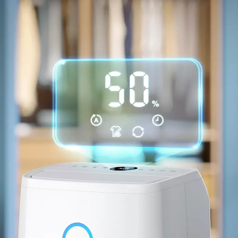 Philips 3000 serijos DE3306/11 drėkintuvas 4 l 51 dB Balta, Šviesiai pilka
