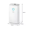 Philips 3000 serijos DE3306/11 drėkintuvas 4 l 51 dB Balta, Šviesiai pilka