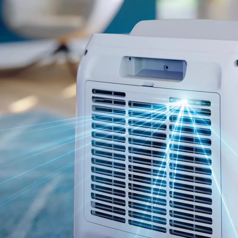 Philips 3000 serijos DE3306/11 drėkintuvas 4 l 51 dB Balta, Šviesiai pilka