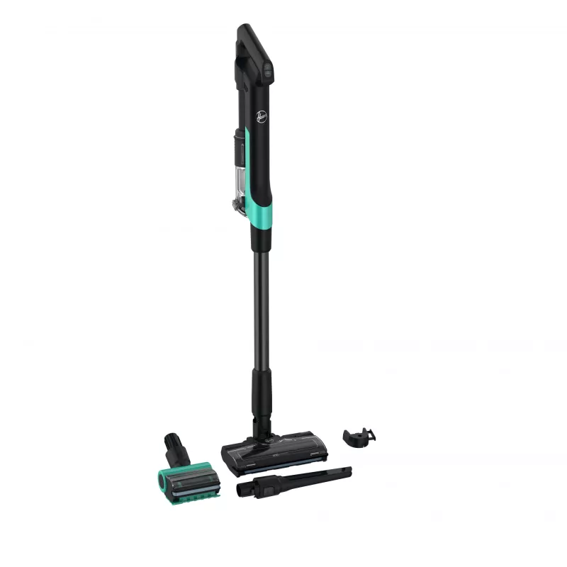 Hoover HF210P 011 2-in-1 lazdelinis dulkių siurblys, be maišelio, 165 W, turkio spalvos