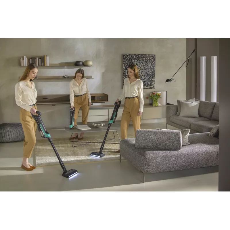 Hoover HF210P 011 2-in-1 lazdelinis dulkių siurblys, be maišelio, 165 W, turkio spalvos