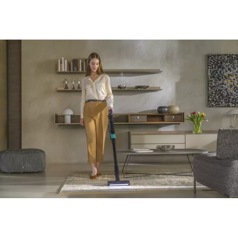 Hoover HF210P 011 2-in-1 lazdelinis dulkių siurblys, be maišelio, 165 W, turkio spalvos