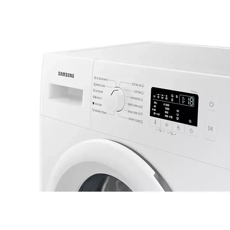 Samsung WW60A3120WE/LE skalbyklė, priekinis pakrovimas, 6 kg, 1200 aps./min., balta