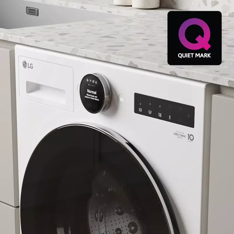 LG F4X7011TWS Priekinio pakrovimo skalbyklė 11 kg 1400 aps./min. Balta