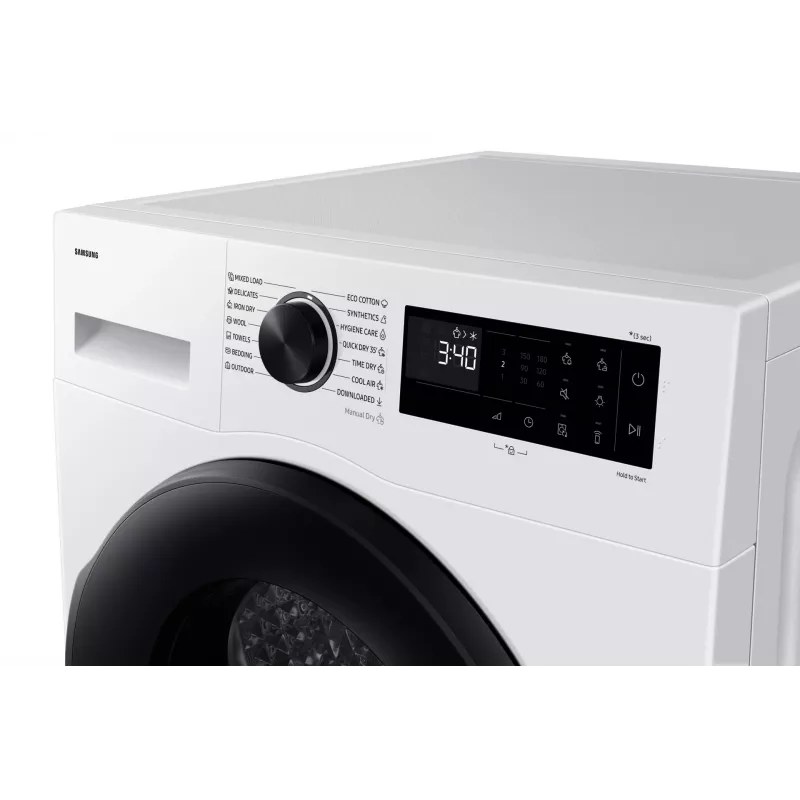 Samsung DV90DG52A0AELE džiovinimo mašina Laisvai pastatoma Priekinis pakrovimas 9 kg Balta