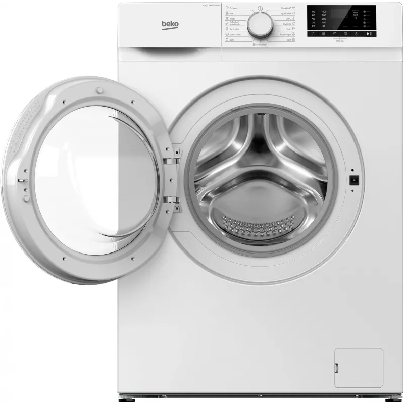 Beko B1WFK2604WEE skalbyklė su priekiniu pakrovimu 6 kg 1000 aps/min Balta