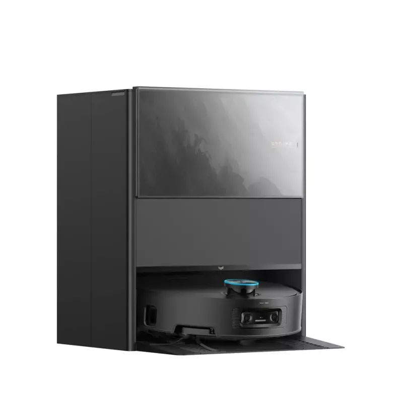 Robotinis dulkių siurblys ir šluostė Dreame Aqua10 Ultra Track Juoda