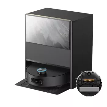 Robotinis dulkių siurblys ir šluostė Dreame Aqua10 Ultra Track Juoda