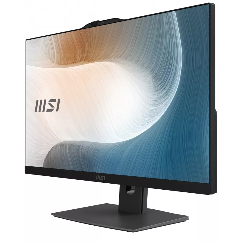 MSI Modern AM242P 1M-1223EU Viskas-viename kompiuteris / darbo stotis, Intel Core 5 120U, 60,5 cm (23,8 colio) 1920 x 1080 pikselių, 8 GB DDR5-SDRAM, 512 GB SSD, Windows 11 Pro, Wi-Fi 6E (802.11ax), Juoda