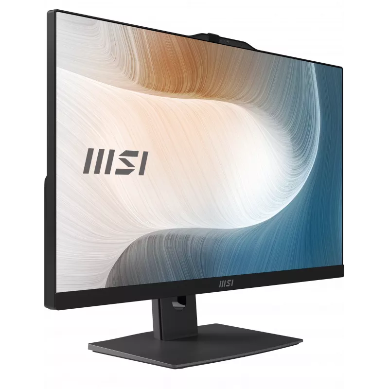 MSI Modern AM242P 1M-1223EU Viskas-viename kompiuteris / darbo stotis, Intel Core 5 120U, 60,5 cm (23,8 colio) 1920 x 1080 pikselių, 8 GB DDR5-SDRAM, 512 GB SSD, Windows 11 Pro, Wi-Fi 6E (802.11ax), Juoda