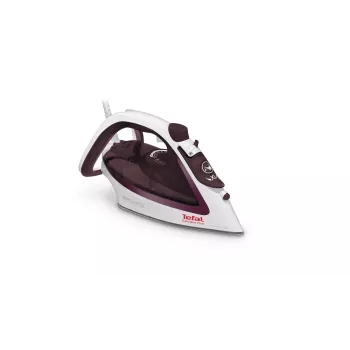 Tefal EasyGliss Plus FV5714 lygintuvas sausam ir garų lyginimui, Durilium padas, 2400 W, bordo, baltas