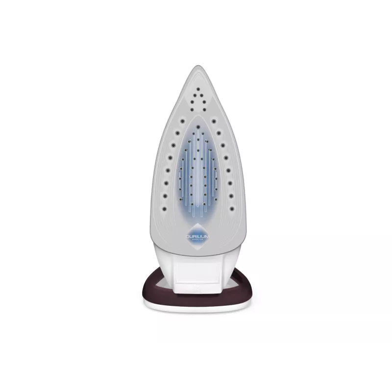 Tefal EasyGliss Plus FV5714 lygintuvas sausam ir garų lyginimui, Durilium padas, 2400 W, bordo, baltas