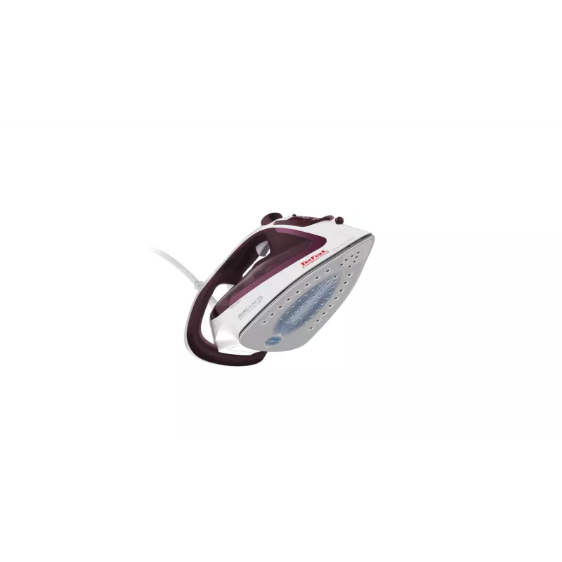 Tefal EasyGliss Plus FV5714 lygintuvas sausam ir garų lyginimui, Durilium padas, 2400 W, bordo, baltas