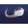 Tefal EasyGliss Plus FV5714 lygintuvas sausam ir garų lyginimui, Durilium padas, 2400 W, bordo, baltas