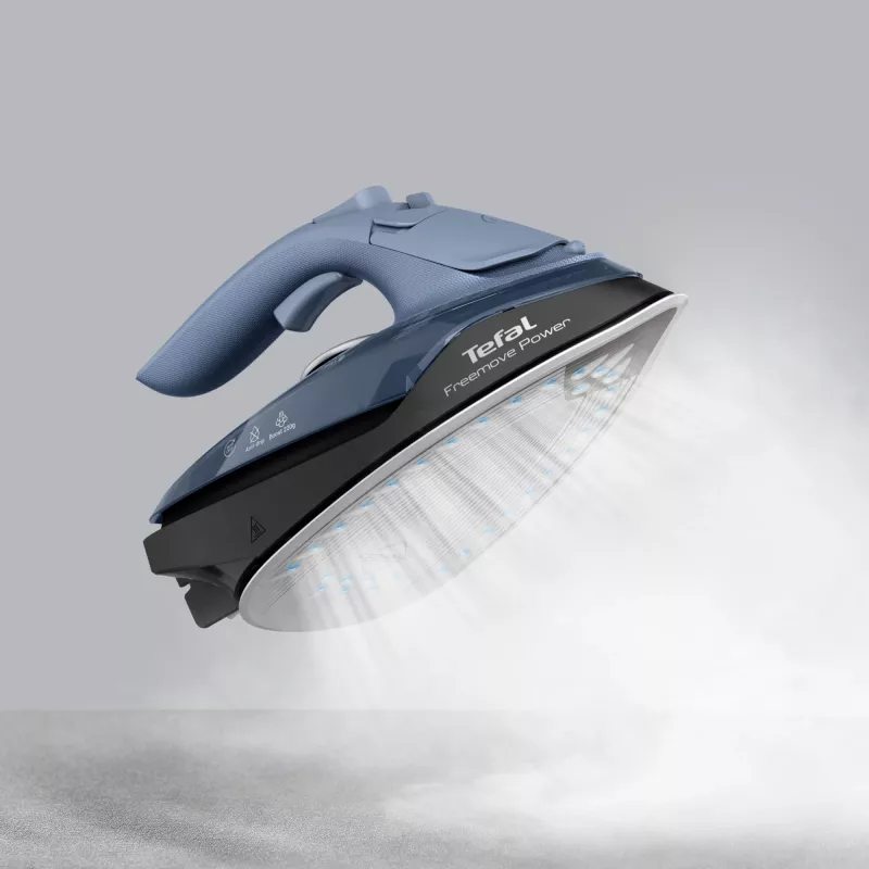 Tefal Freemove Power FV6675E0 lygintuvas sausas ir su garais keraminis padas 2600 W juoda, mėlyna