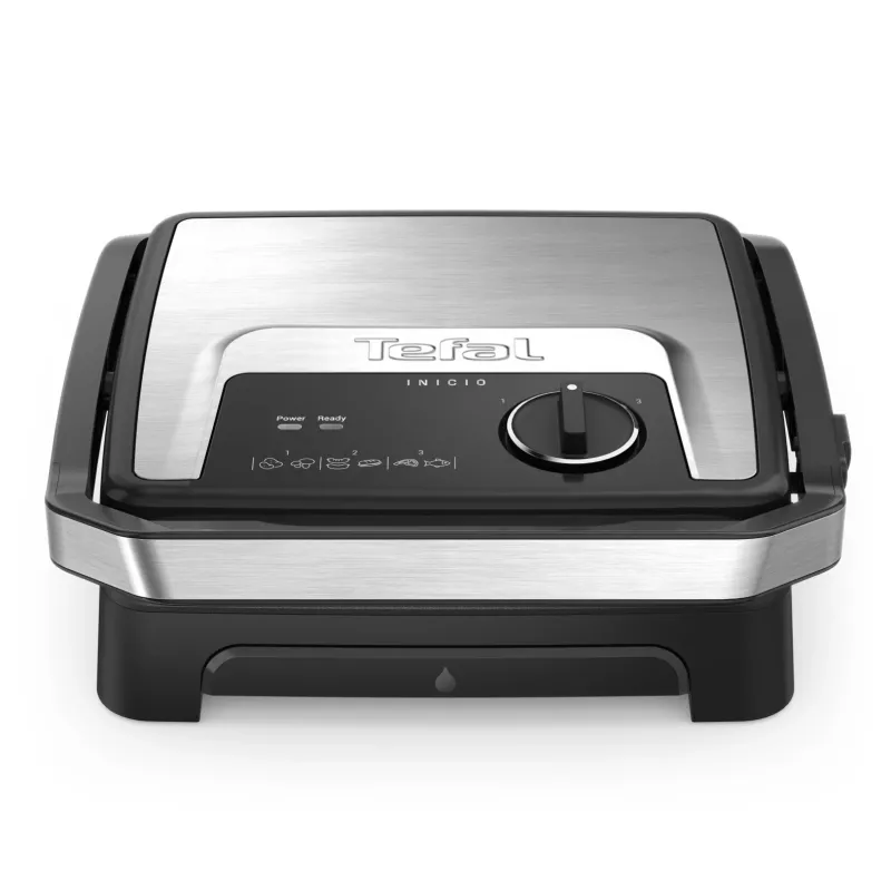 Kontaktinė grilio keptuvė Tefal Inicio Adjust GC272D10 su nelimpančiomis plokštėmis ir reguliuojama temperatūra