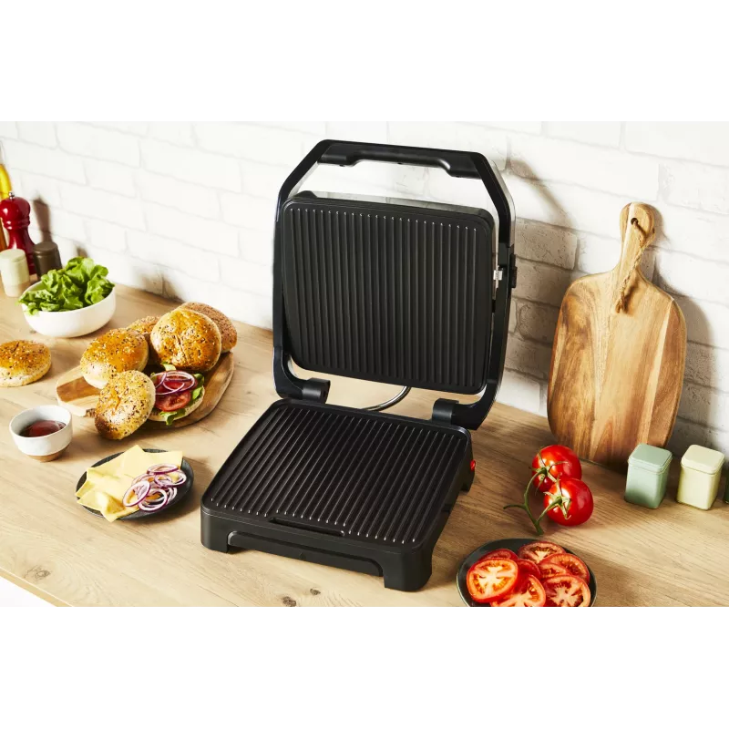 Kontaktinė grilio keptuvė Tefal Inicio Adjust GC272D10 su nelimpančiomis plokštėmis ir reguliuojama temperatūra