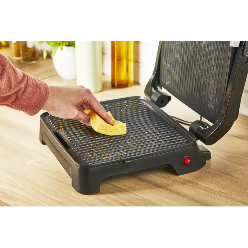Kontaktinė grilio keptuvė Tefal Inicio Adjust GC272D10 su nelimpančiomis plokštėmis ir reguliuojama temperatūra