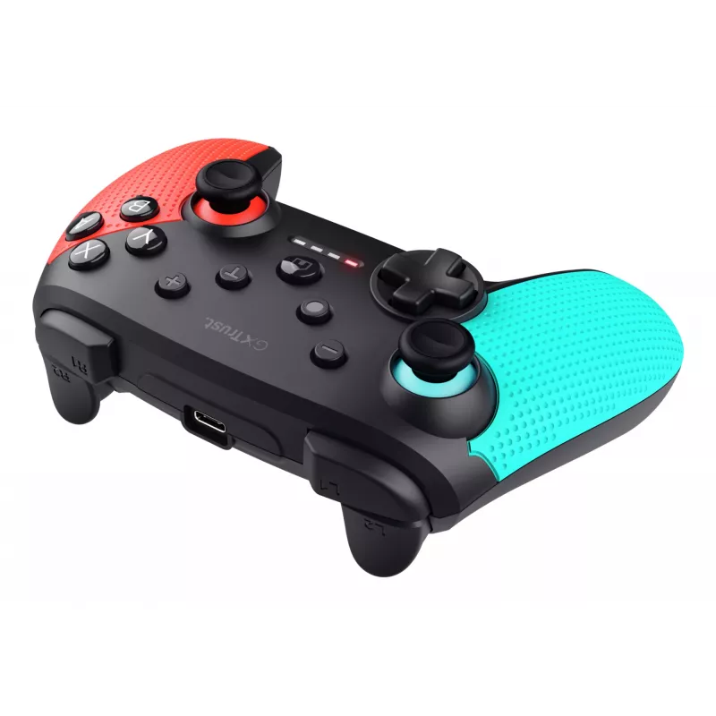 Trust GXT 1246B Muta Bluetooth žaidimų valdiklis be laido, skirtas Nintendo Switch, mėlynas/raudonas