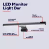 Trust Shyne juoda LED lempa monitoriui