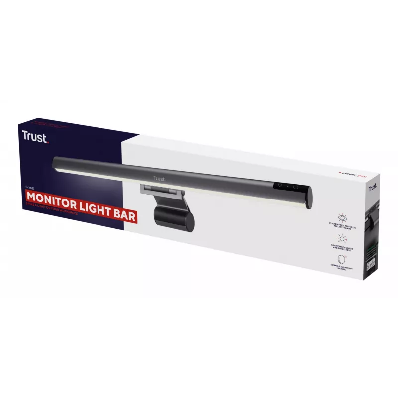 Trust Shyne juoda LED lempa monitoriui
