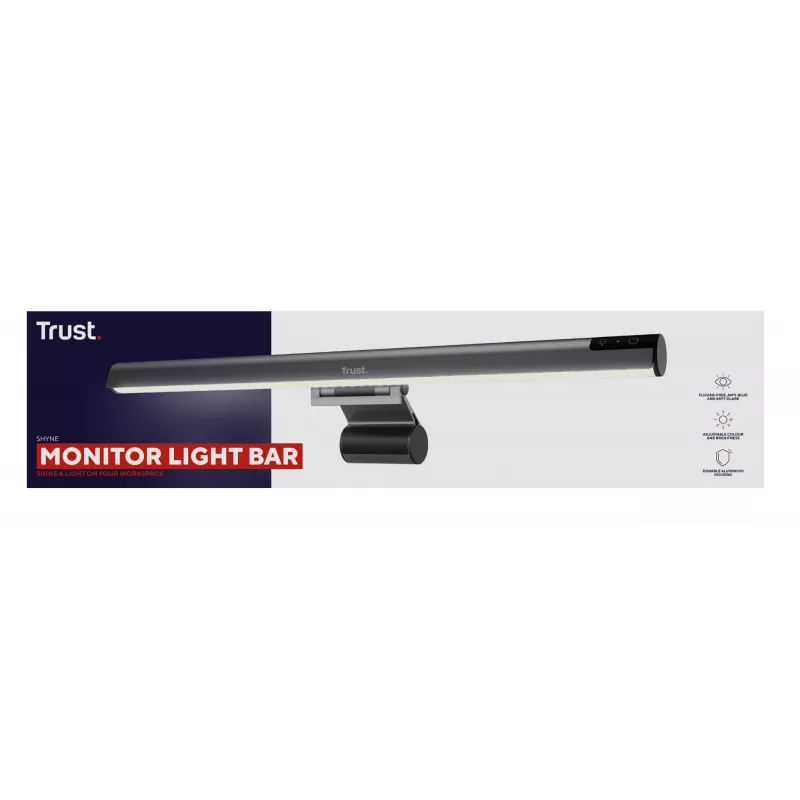 Trust Shyne juoda LED lempa monitoriui