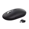 Pelė TRUST Seron Slim Multi – ambidekstrinė biuro pelė, optinė 3200 DPI, RF belaidė + Bluetooth, 7 mygtukų, juoda