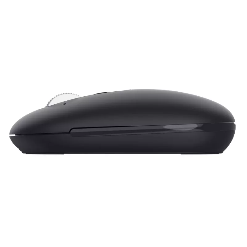 Pelė TRUST Seron Slim Multi – ambidekstrinė biuro pelė, optinė 3200 DPI, RF belaidė + Bluetooth, 7 mygtukų, juoda