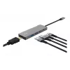 USB Type-C daugiafunkcis adapteris TRUST 26062 — HDMI + USB 3.2 Gen 1 Type-A & Type-C, pilkas, 5 prievadai