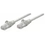 Intellinet tinklo jungiamasis kabelis, Cat5e, 10 m, pilka, CCA, U/UTP, PVC, RJ45, paauksuoti kontaktai, su apsauga nuo užkabinimo, su formuotais antgaliais, visą gyvenimą trunkanti garantija