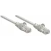 Intellinet tinklo jungiamasis laidas, Cat5e, 20 m, pilka, CCA, U/UTP, PVC, RJ45, paauksuoti kontaktai, su apsauga nuo užkliuvimo, su gaubtuku, visam gyvenimui garantija