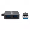 Manhattan USB-A 4 prievadų šakotuvas, 4x USB-A, 5 Gbps (USB 3.2 Gen1 / USB 3.0), maitinamas per USB