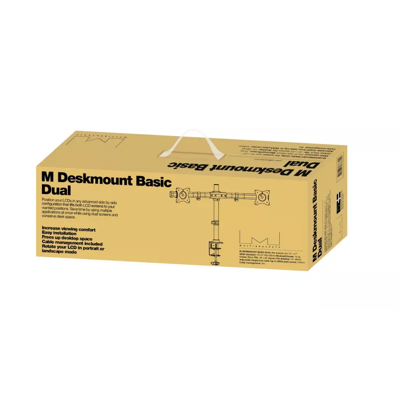 Multibrackets M Deskmount Basic Dual – dviejų monitorių stovas
