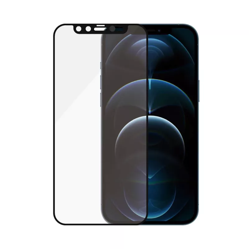 PanzerGlass® CamSlider® Screen Protector iPhone 12 Pro Max | Kraštas iki krašto