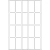 Daugiafunkcinės etiketės HERMA 10609 19x40 mm balta Movables nuimamos popierinės 640 vnt.