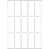 Įvairios paskirties etiketės HERMA 10610 20x50 mm balta, nuimamos/perpakuojamos, popierinės, matinės